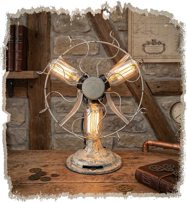 1930s LIMIT 10inch Fan Lamp