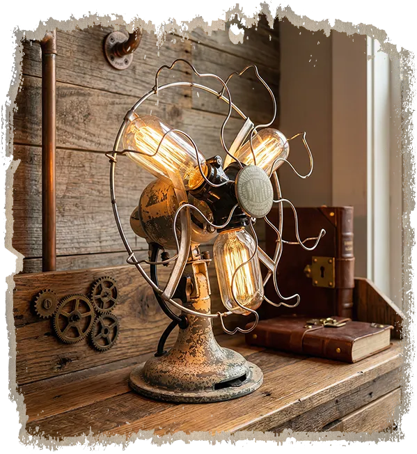 1930s LIMIT 10inch Fan Lamp