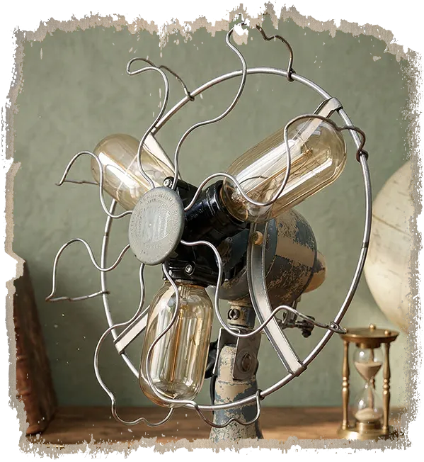 1930s LIMIT 10inch Fan Lamp